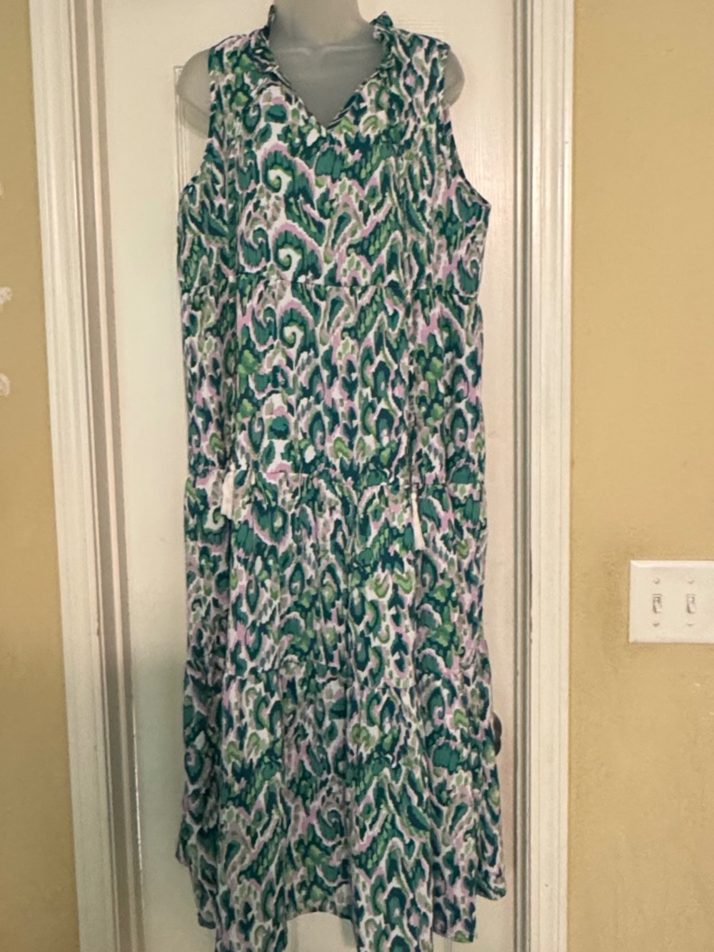 Women’s maxi summer dress PLUS size 3X, NWT - Picture 3 of 5